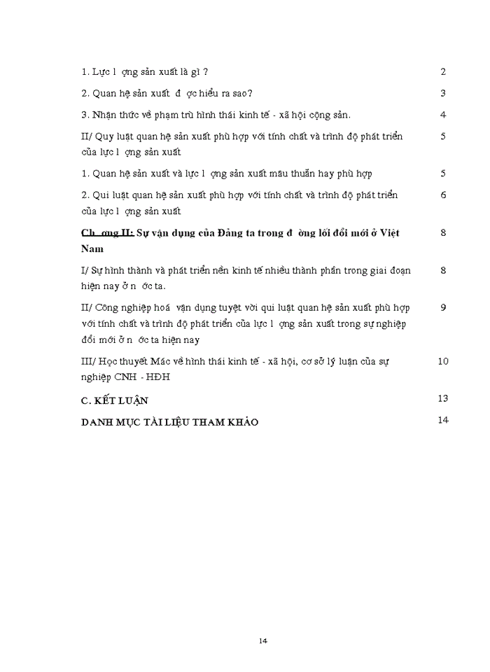 image for page Quan hệ biện chứng giữa lực lượng sản xuất và quan hệ sản xuất. Sự vận dụng của Đảng ta trong đường lối đổi mới ở Việt Nam