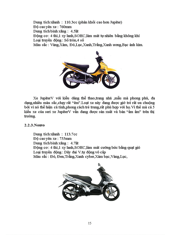 image for page Vận dụng phạm trù nội dung và hình thức áp dụng vào quá trình sản xuất kinh doanh trong việc phát triển xe máy trên thị trường việt nam