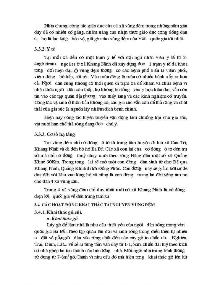 image for page Một số ý kiến về phát triển bền vững kinh tế - xã hội  vùng đệm vườn quốc gia Ba Bể