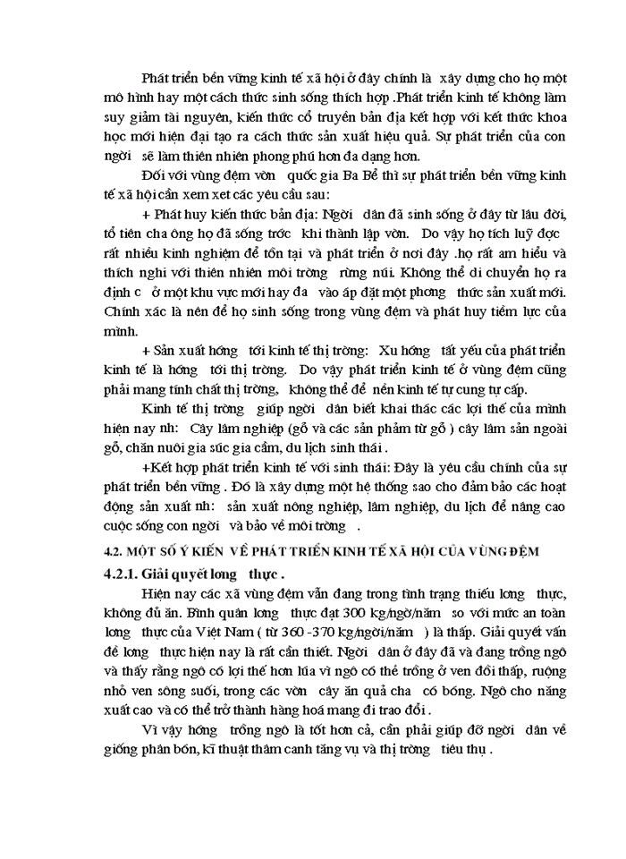 image for page Một số ý kiến về phát triển bền vững kinh tế - xã hội  vùng đệm vườn quốc gia Ba Bể