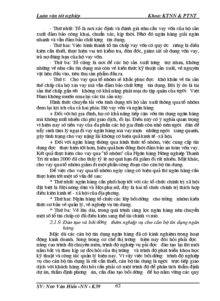 image for page Những giải pháp chủ yếu huy động và sử dụng vốn tín dụng ngân hàng để phát triển kinh tế hộ sản xuất ở huyện Thanh Trì