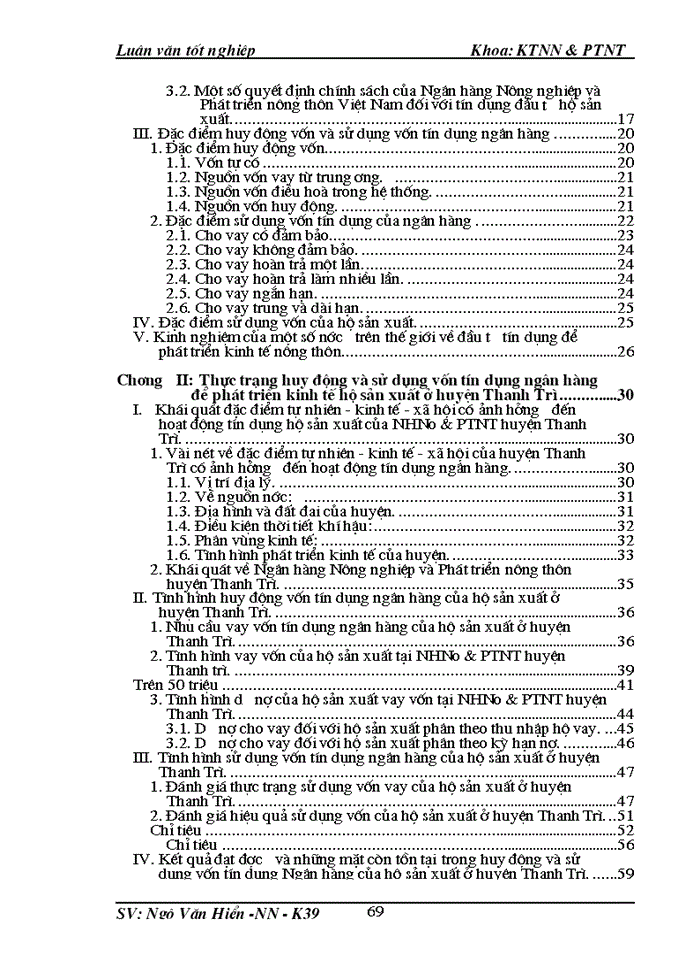 image for page Những giải pháp chủ yếu huy động và sử dụng vốn tín dụng ngân hàng để phát triển kinh tế hộ sản xuất ở huyện Thanh Trì