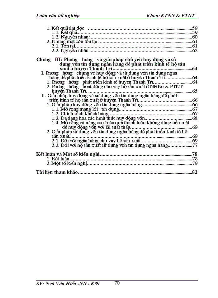 image for page Những giải pháp chủ yếu huy động và sử dụng vốn tín dụng ngân hàng để phát triển kinh tế hộ sản xuất ở huyện Thanh Trì