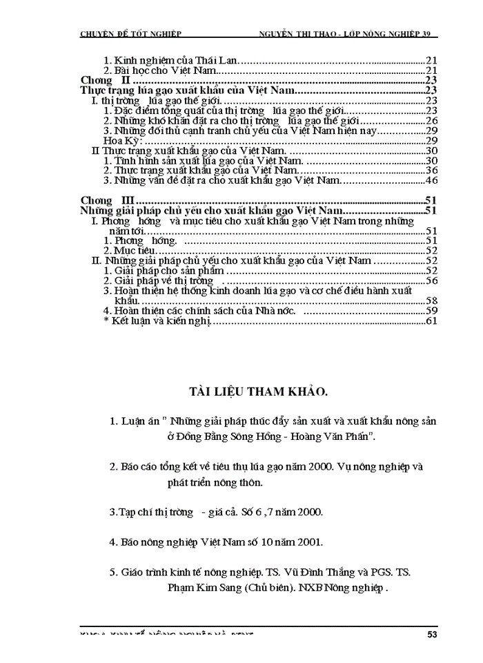 image for page Thực trạng lúa gạo xuất khẩu của Việt Nam.