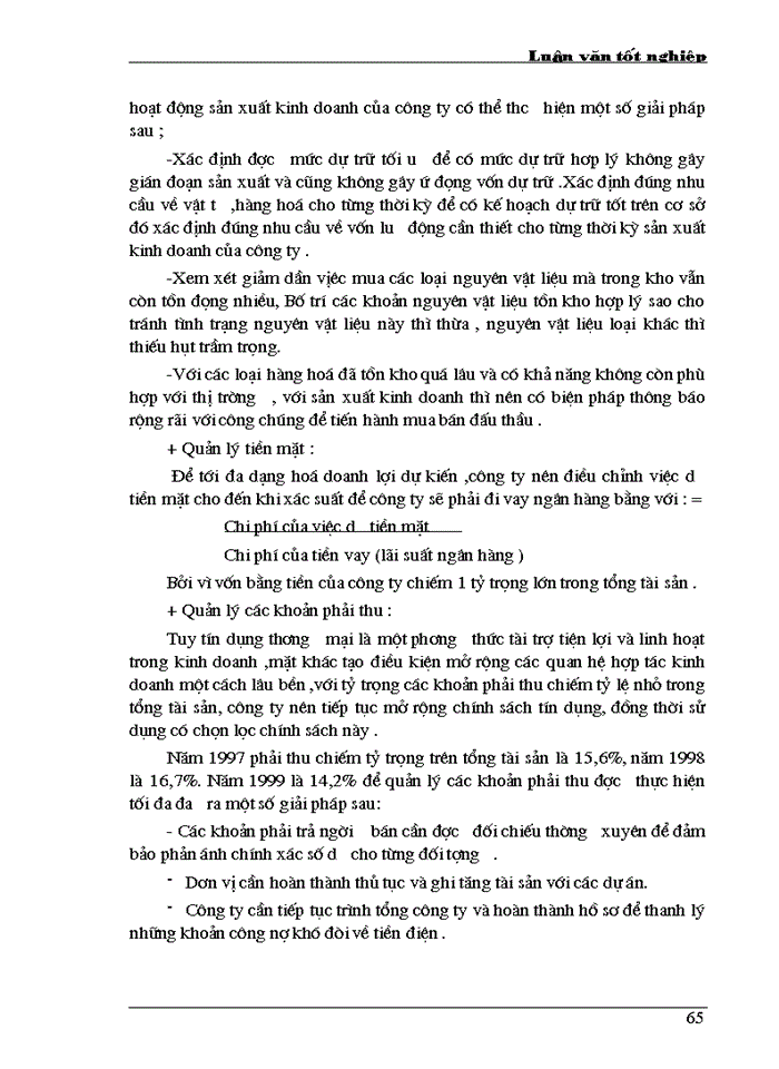 image for page Các giải pháp nhằm nâng cao chất lượng công tác phân tích tài chính tại Công ty Điện lực Hà nội