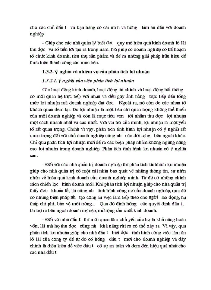 image for page Phân tích tình hình lợi nhuận và các giải pháp nâng cao lợi nhuận tại Công ty điện máy - xe đạp - xe máy Bộ Thương Mại