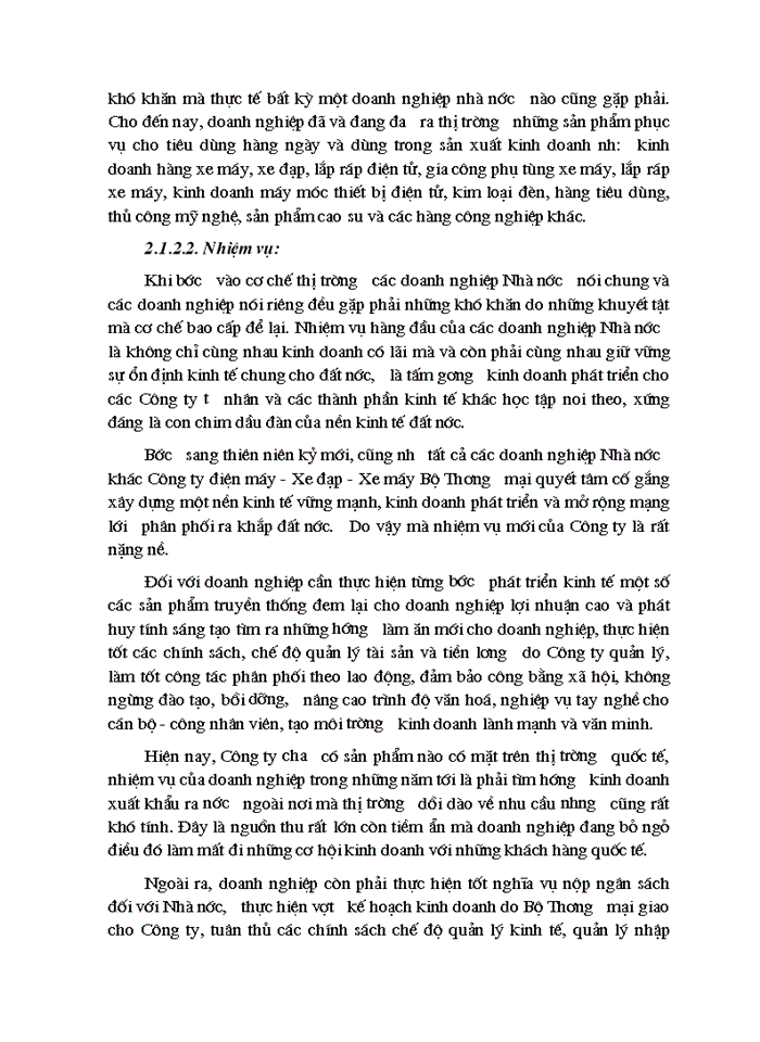 image for page Phân tích tình hình lợi nhuận và các giải pháp nâng cao lợi nhuận tại Công ty điện máy - xe đạp - xe máy Bộ Thương Mại