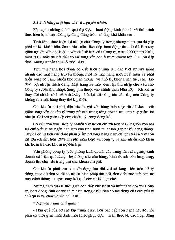 image for page Phân tích tình hình lợi nhuận và các giải pháp nâng cao lợi nhuận tại Công ty điện máy - xe đạp - xe máy Bộ Thương Mại