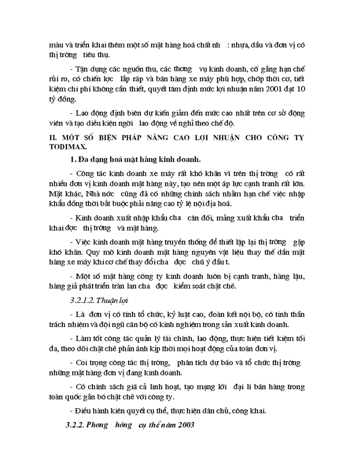 image for page Phân tích tình hình lợi nhuận và các giải pháp nâng cao lợi nhuận tại Công ty điện máy - xe đạp - xe máy Bộ Thương Mại