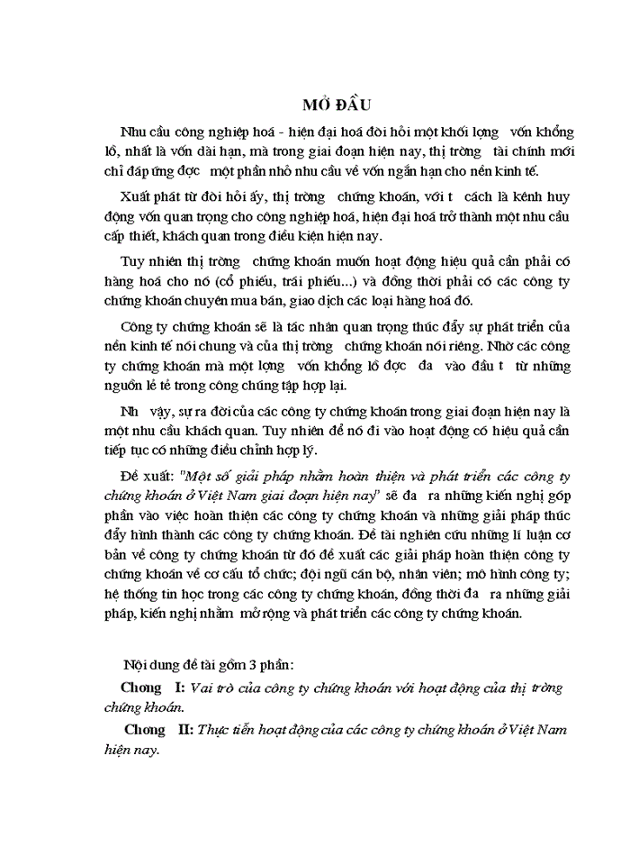 image for page Một số giải pháp nhằm hoàn thiện và phát triển các công ty chứng khoán ở Việt Nam giai đoạn hiện nay