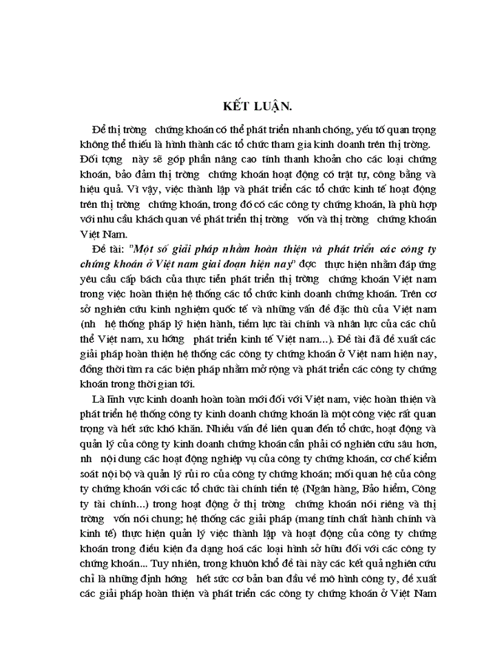 image for page Một số giải pháp nhằm hoàn thiện và phát triển các công ty chứng khoán ở Việt Nam giai đoạn hiện nay