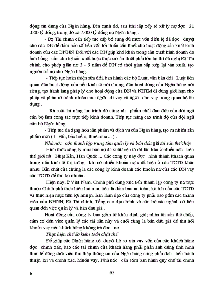 image for page Giải pháp nâng cao chất lượng tín dụng ngắn hạn tại Sở giao dịch ngân hàng ngoại thương Việt Nam