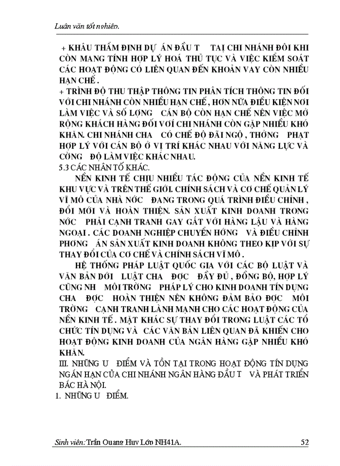 image for page Một số giải pháp nhằm nâng cao chất lượng tín dụng ngắn hạn tại Chi nhánh Ngân hàng Đầu tư & Phát triển Bắc Hà nội