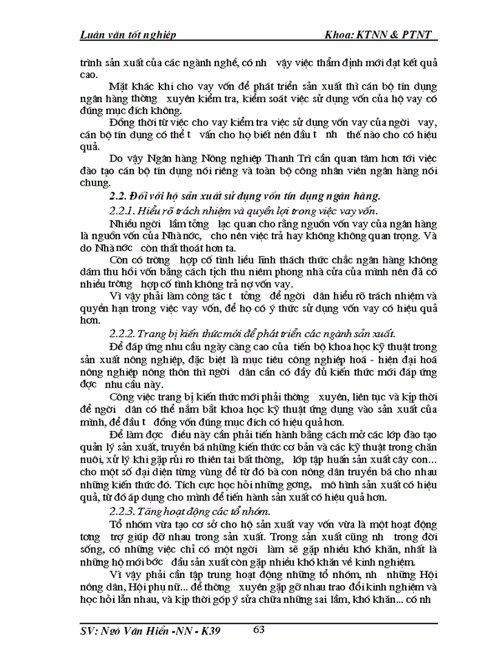 image for page Những giải pháp chủ yếu huy động và sử dụng vốn tín dụng ngân hàng để phát triển kinh tế hộ sản xuất ở huyện Thanh Trì