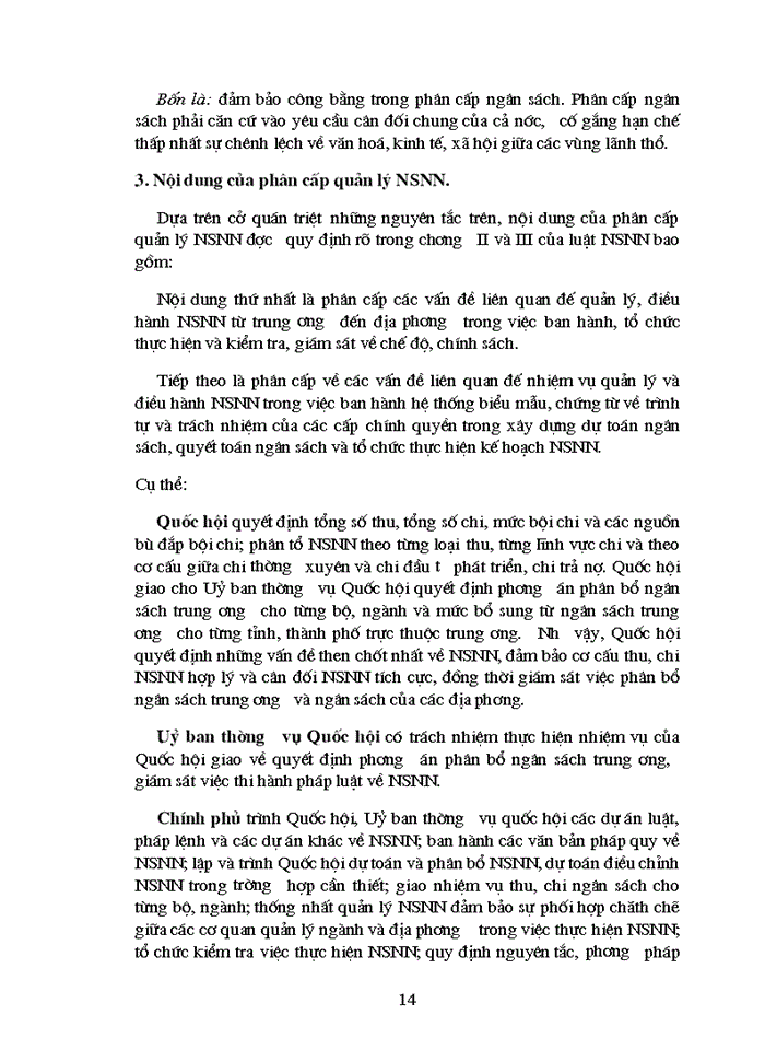image for page Phân cấp quản lý ngân sách nhà nước và thực trạng phân cấp quản lý ngân sách nhà nước ở VIỆT NAM