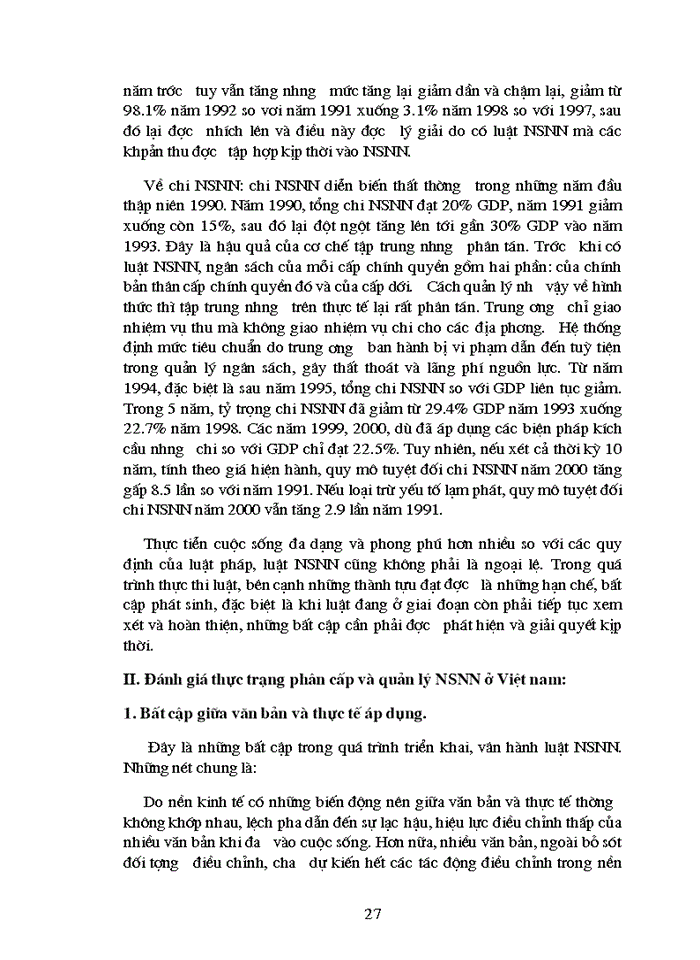 image for page Phân cấp quản lý ngân sách nhà nước và thực trạng phân cấp quản lý ngân sách nhà nước ở VIỆT NAM