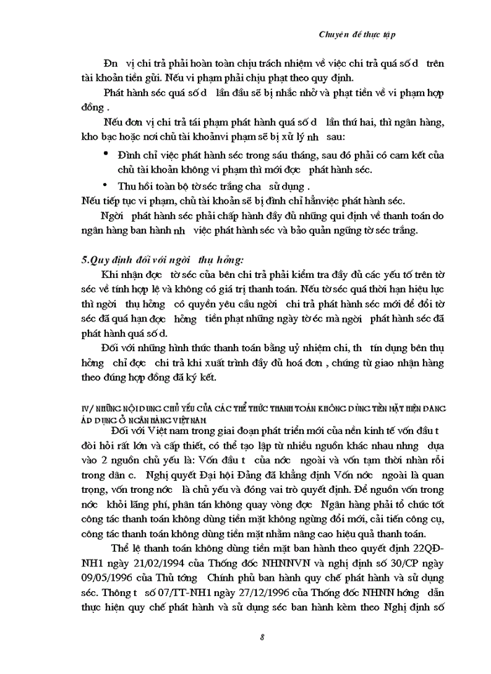 image for page Một số kiến nghị nhằm nâng cao chất lượng thanh toán không dùng tiền mặt tại chi nhánh  ngân hàng Công thương KVII - HBT - HN