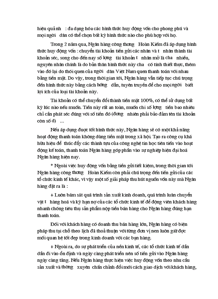 image for page Một số biện pháp tăng cường huy động vốn tại Ngân hàng Công thương Hoàn Kiếm