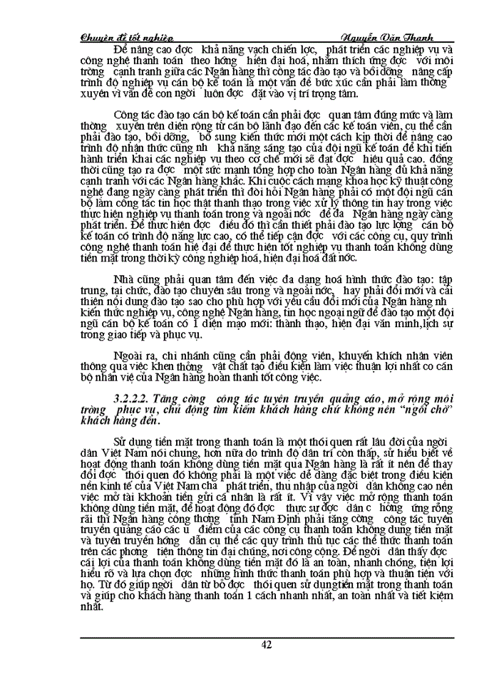 image for page Thanh toán không dùng tiền mặt tại Ngân hàng Công thương tỉnh Nam Định. Thức trạng và giải pháp