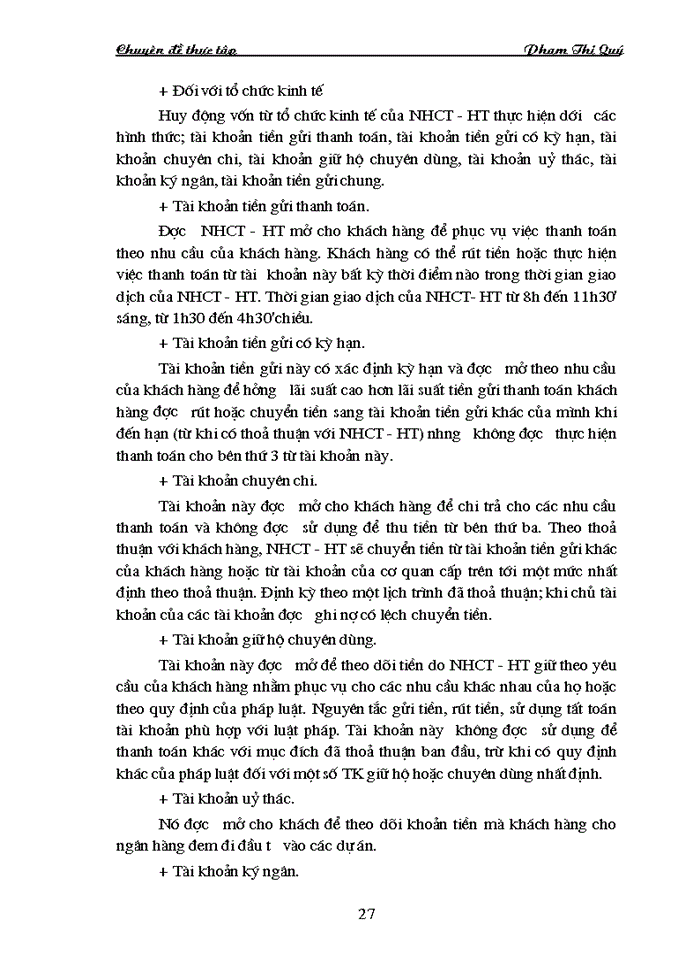 image for page Giải pháp nâng cao nghiệp vụ hoạt động huy động vốn tại Ngân Hàng Công Thương Tỉnh Hà Tây