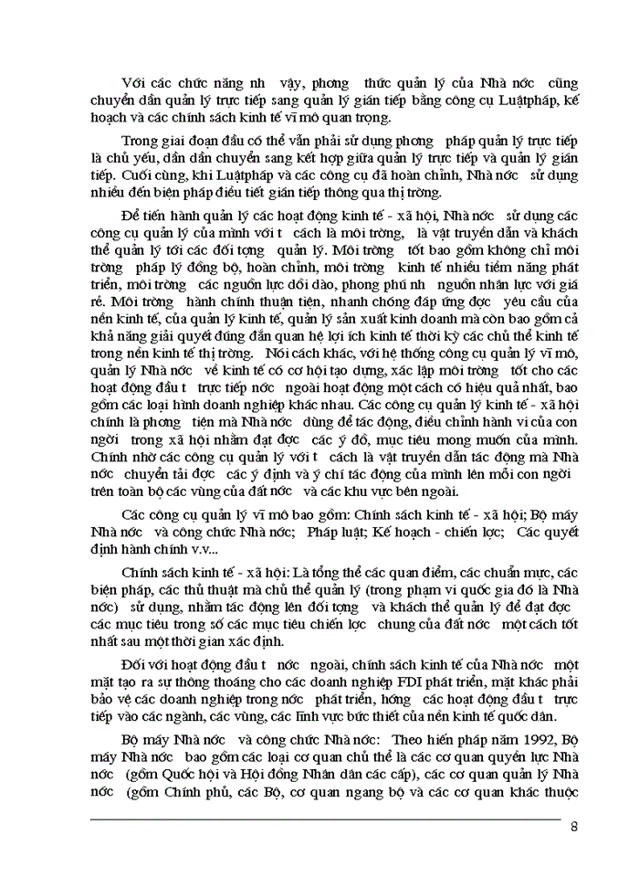 image for page Một số giải pháp nhằm nâng cao năng lực quản lý Nhà nước đối với hoạt động đầu tư trực tiếp nước ngoài trong lĩnh vực Dệt- may