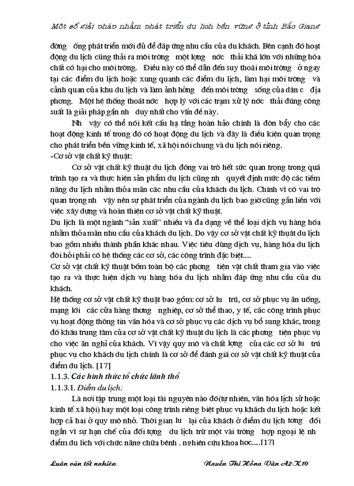 image for page Một số giải pháp nhằm phát triển du lịch bền vững ở tỉnh Bắc Giang