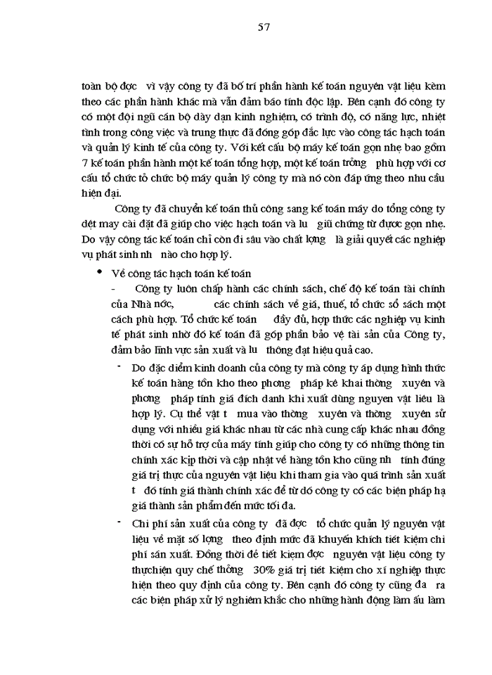 image for page Đánh giá khái quát tổ chức hạch toán kế toán tại Công ty.