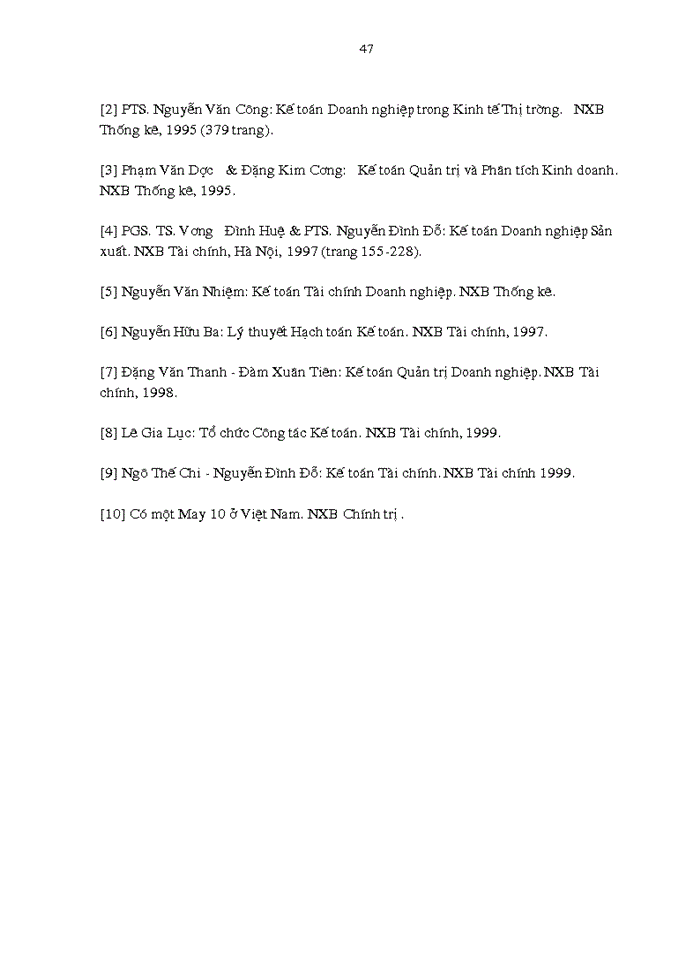 image for page Hoàn thiện công tác tổ chức hạch toán chi phí sản xuất và tính giá thành sản phẩm với việc tăng cường công tác quản trị doanh nghiệp tại Công ty May 10