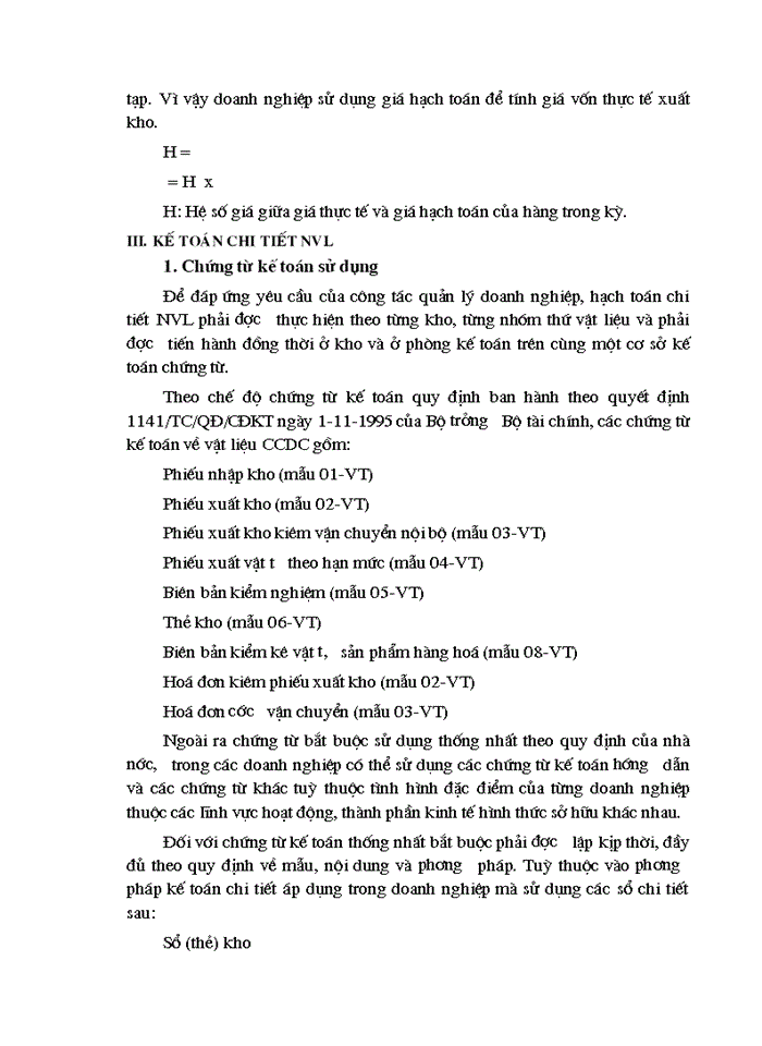 image for page Kế toán nguyên vật liệu tại Công ty trách nhiệm hữu hạn may Minh Trí Hà Nội