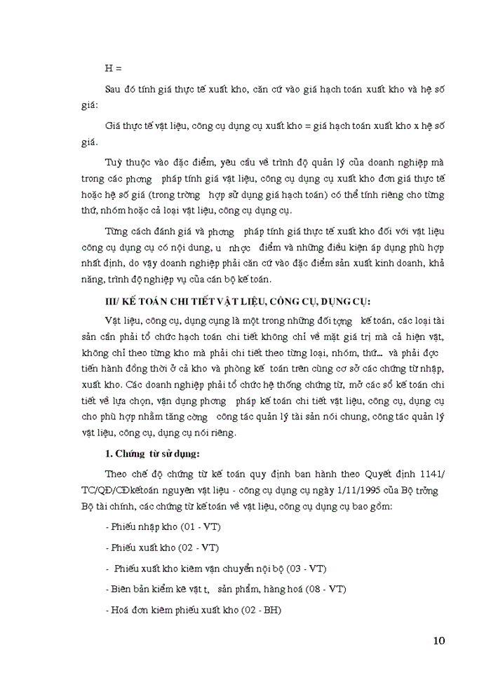 image for page Tổ chức công tác kế toán nguyên vật liệu, công cụ dụng cụ ở công ty xây dựng số 34