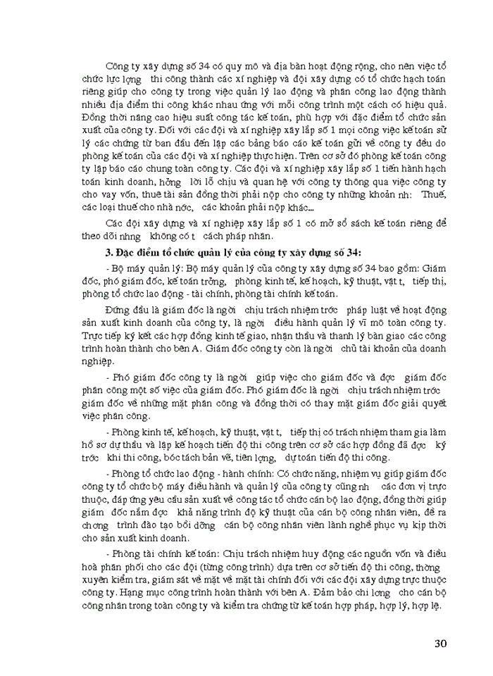 image for page Tổ chức công tác kế toán nguyên vật liệu, công cụ dụng cụ ở công ty xây dựng số 34