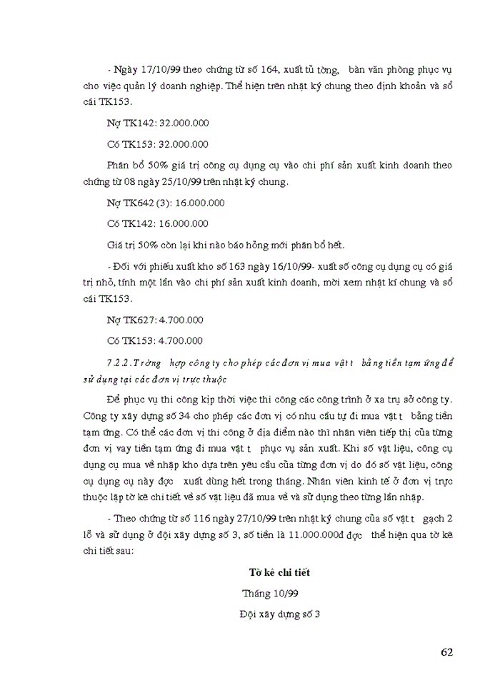 image for page Tổ chức công tác kế toán nguyên vật liệu, công cụ dụng cụ ở công ty xây dựng số 34