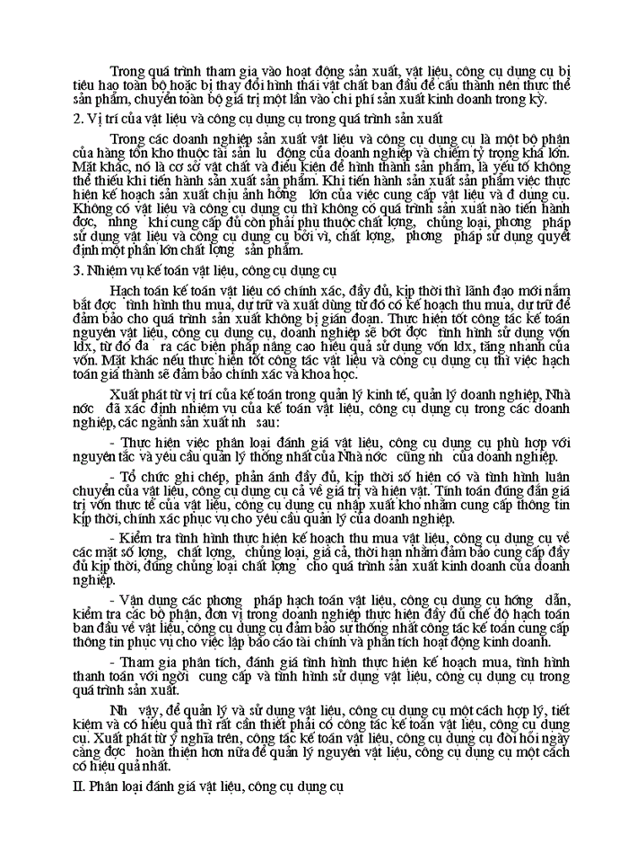image for page Tổ chức hạch toán kế toán vật liệu, công cụ dụng cụ tại công ty khoá Minh Khai