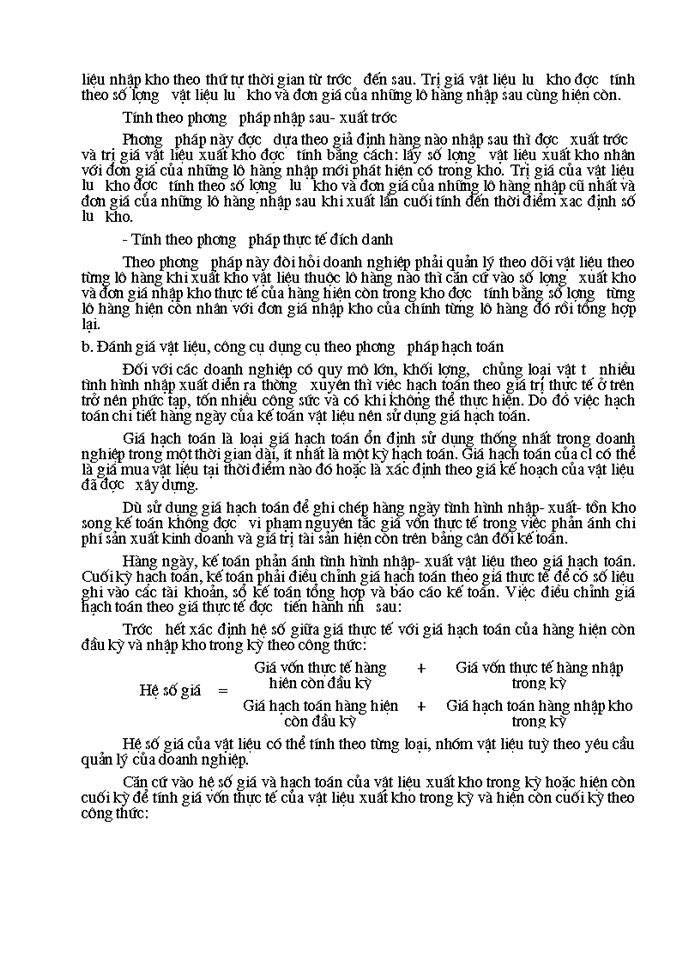 image for page Tổ chức hạch toán kế toán vật liệu, công cụ dụng cụ tại công ty khoá Minh Khai