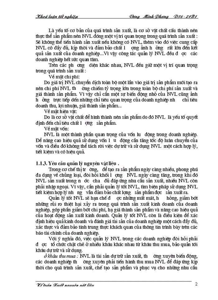 image for page Lý luận  chung về kế toán nguyên vật liệu trong doanh nghiệp sản xuất