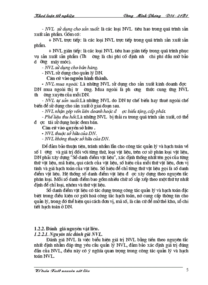 image for page Lý luận  chung về kế toán nguyên vật liệu trong doanh nghiệp sản xuất