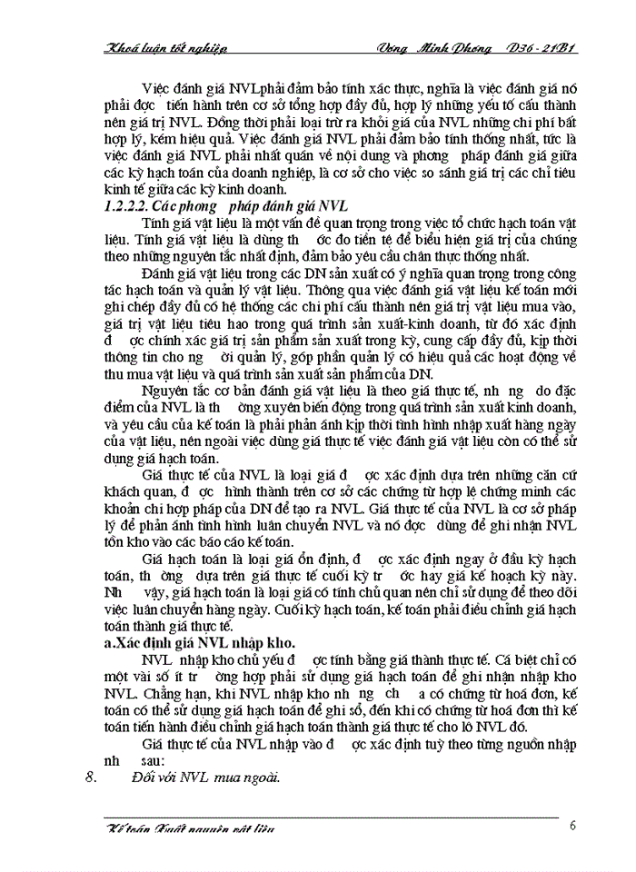 image for page Lý luận  chung về kế toán nguyên vật liệu trong doanh nghiệp sản xuất