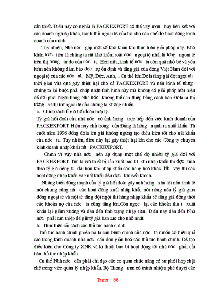 image for page Thực trạng và một số giải pháp hoàn thiện hoạt động nhập khẩu ở Công ty XNK và kỹ thuật bao bì