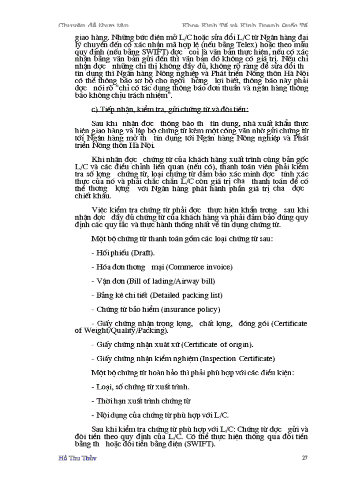 image for page Một số giải pháp nhằm nâng cao hiệu quả hoạt động thanh toán xuất nhập khẩu tại Ngân hàng Nông nghiệp và Phát triển Nông thôn Hà Nội