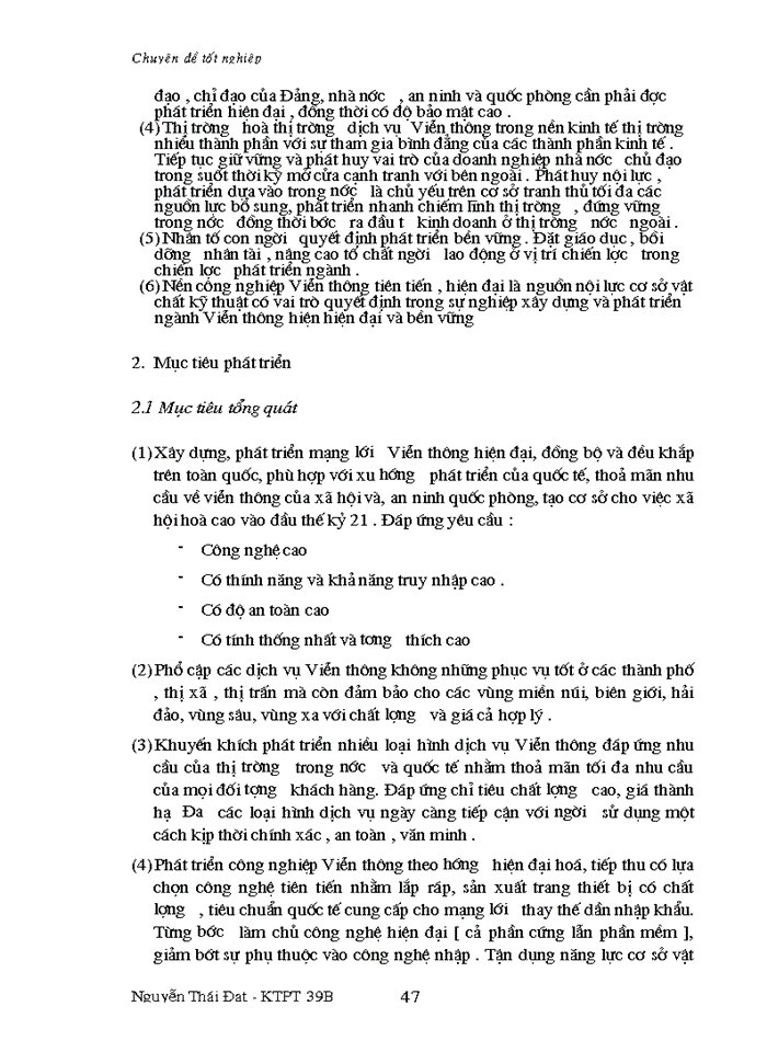 image for page Một số giải pháp thực hiện chiến lược phát triển dịch vụ Viễn thông của Tổng công ty Bưu chính Viễn thông Việt Nam giai đoạn 2001-2010