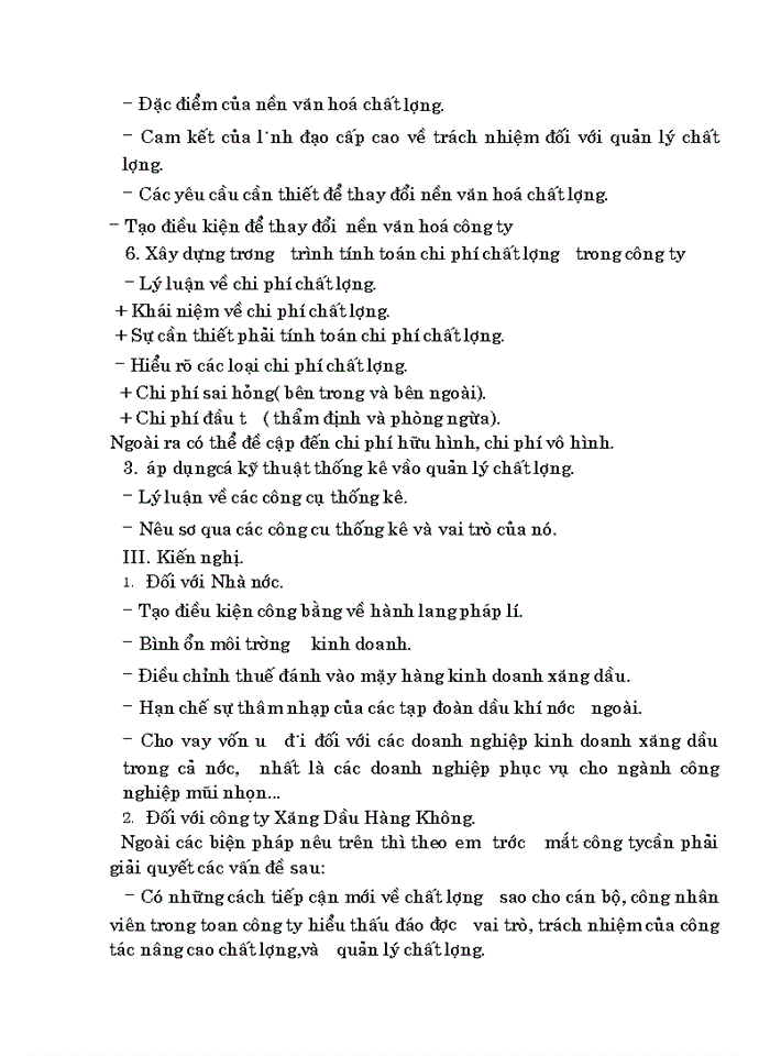 image for page Tạo điều kiện thuận lợi áp dụng thành công hệ thống quản lý chất lượng theo tiêu chuẩnQuốc tế ISO90012000 ở công ty Xăng Dầu Hàng Không
