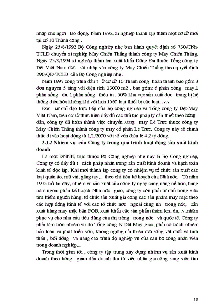 image for page Các giải pháp huy động vốn đổi mới máy móc thiết bị công nghệ nhằm nâng cao chất lượng sản xuất sản phẩm, tăng khả năng cạnh tranh của sản phẩm may tại công ty May Chiến Thắng