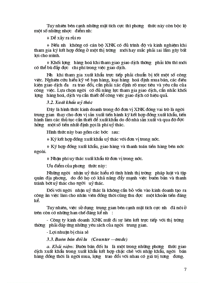 image for page Lý luận chung về hoạt động xuất khẩu và khái quát về xuất khẩu chè