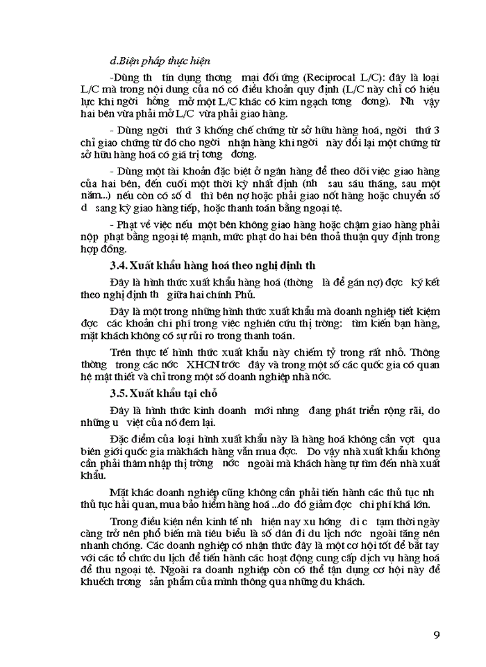 image for page Lý luận chung về hoạt động xuất khẩu và khái quát về xuất khẩu chè