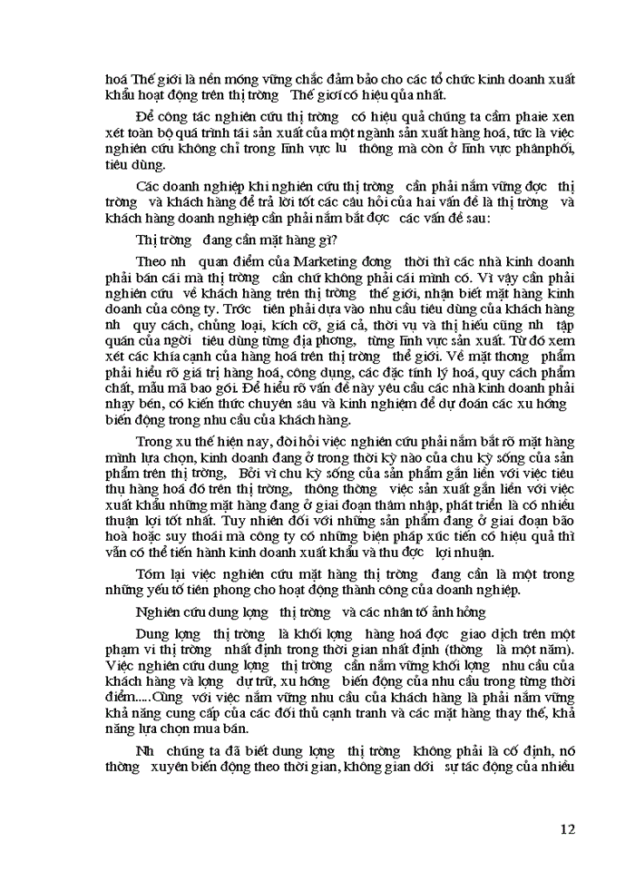 image for page Lý luận chung về hoạt động xuất khẩu và khái quát về xuất khẩu chè