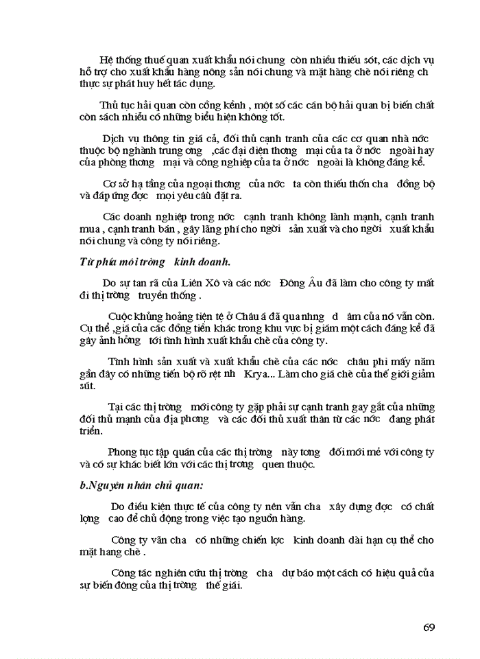 image for page Lý luận chung về hoạt động xuất khẩu và khái quát về xuất khẩu chè