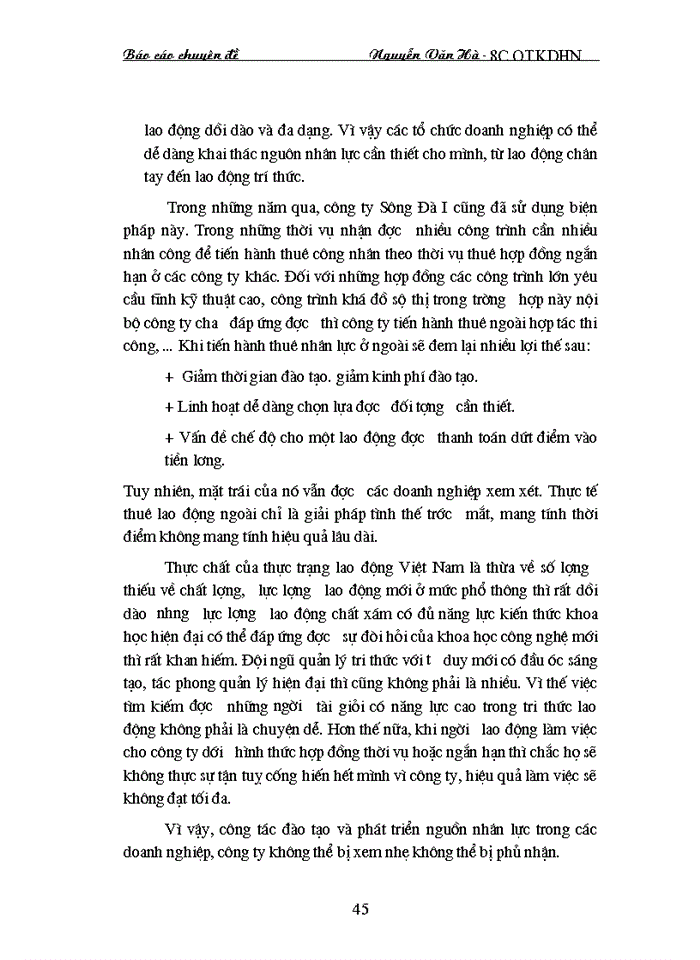 image for page nâng cao hiệu quả công tác đào tạo và phát triển nguồn nhân lực tại Công ty Sông Đà I