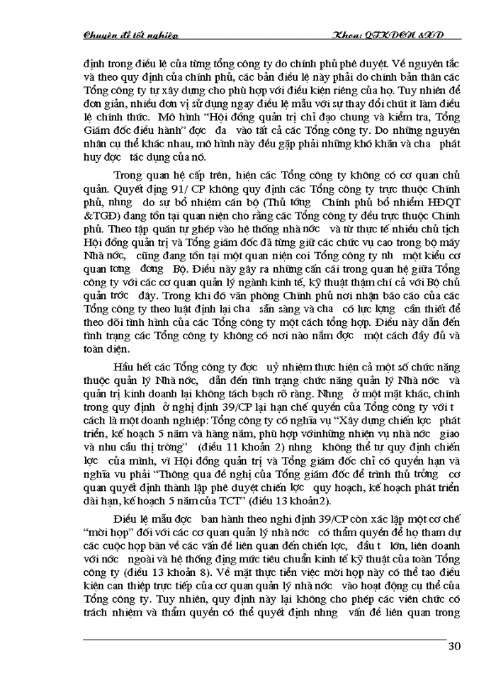 image for page Một số giải pháp nhằm hoàn thiện cơ cấu tổ chức bộ máy quản trị của các tổng công ty 91
