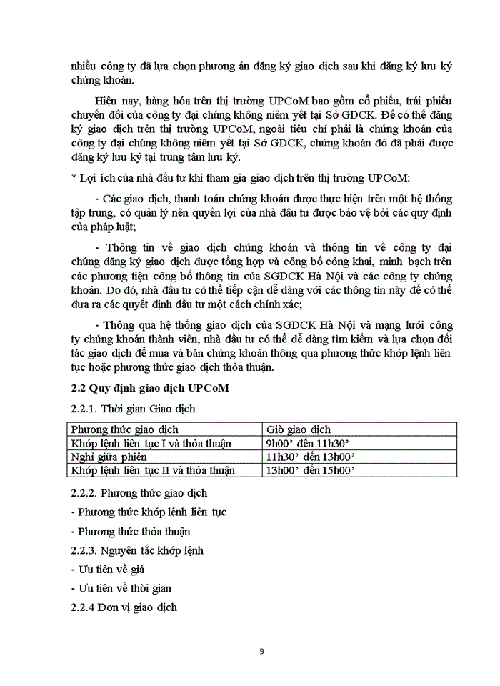 image for page Khái quát về thị trường phi tập trung OTC