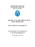 Nghiên cứu về công nghệ LTE
